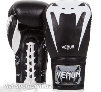 Боксерські рукавички Venum Giant 3.0 Boxing Gloves With Laces Black